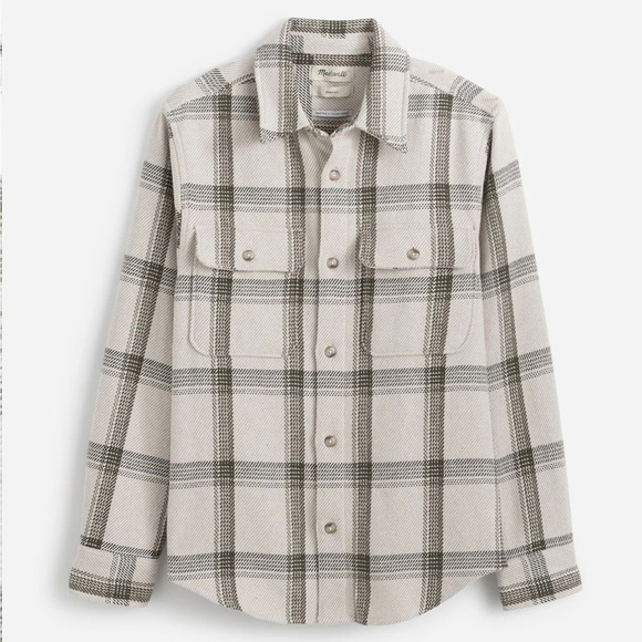 Madewell Brushed Easy Shirt-Jacket in Italian Fabric - Picture 5 of 6